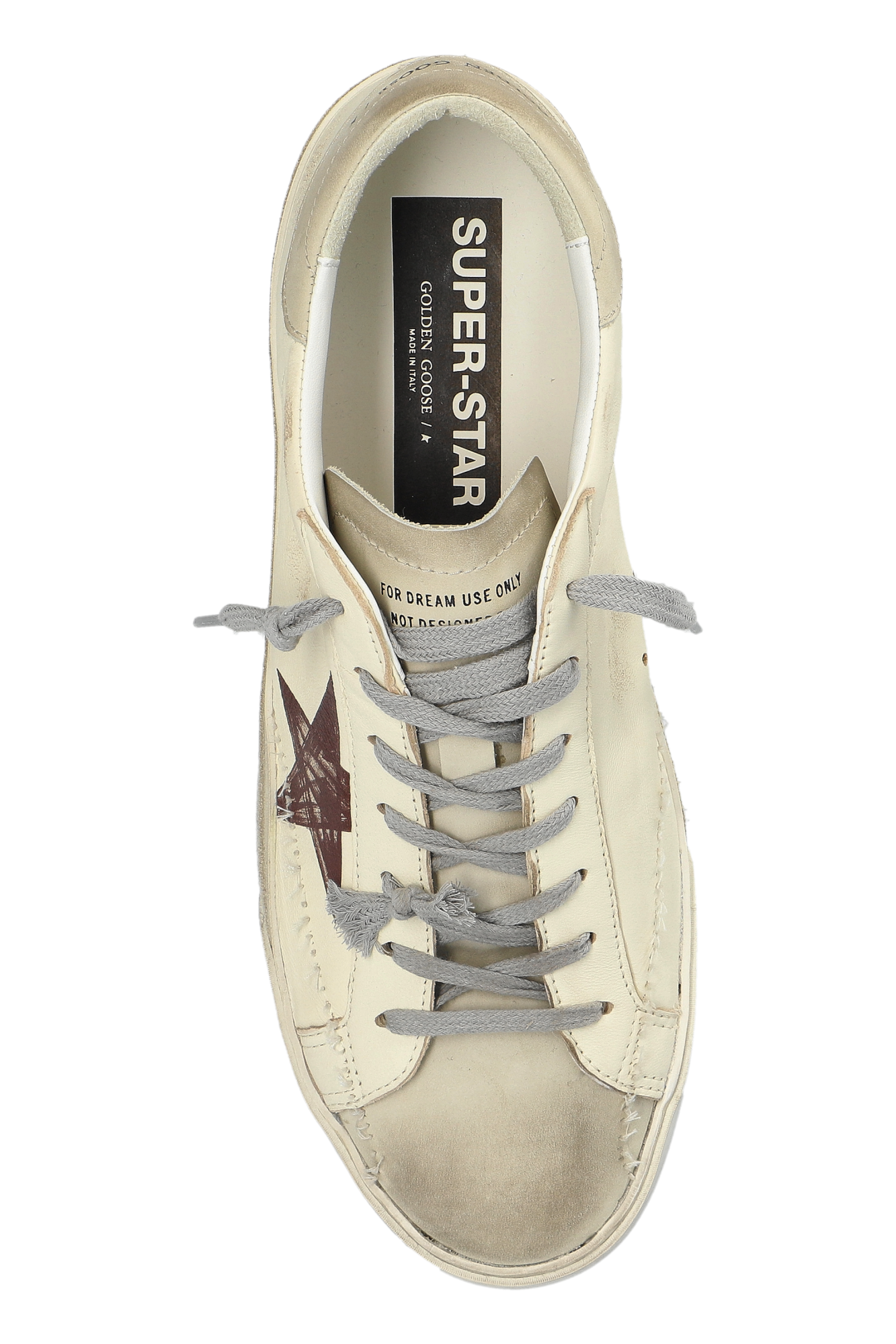 Kremowy Buty sportowe `Super-Star With List Printed Star